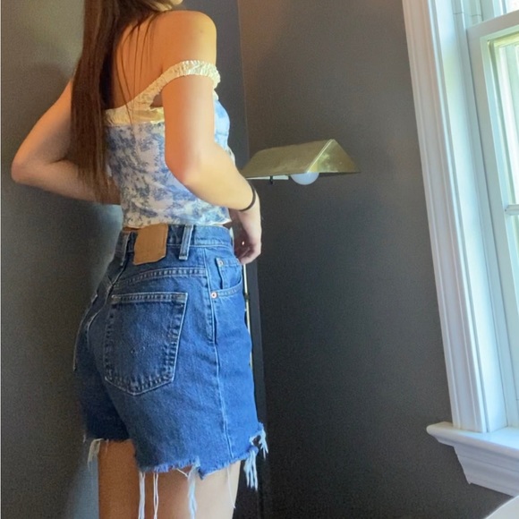 Toile French Inspired Corset Top - Picture 2 of 4